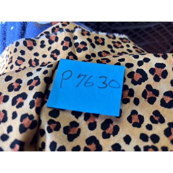 Peaceful Kingdom Leopard Print Fabric 1/2 yard x 40" Cotton Teresa Kogut - Picture 9 of 9